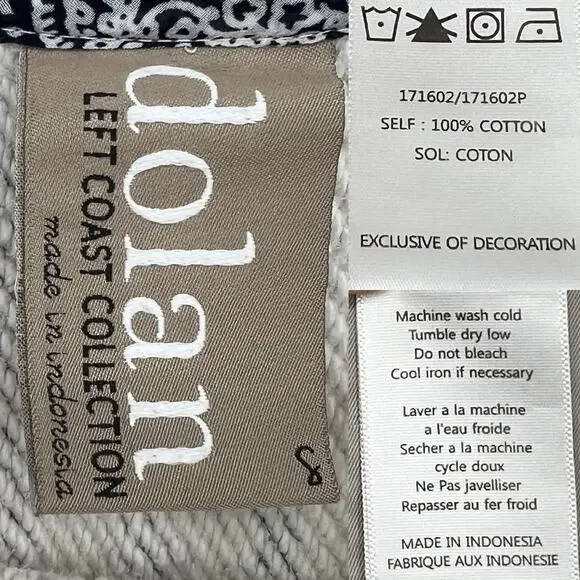 Anthropologie Dolan Coastal Stripes Cropped Pullover Top size Small - Picture 12 of 13